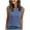 Blue, variant on Womens Tank Tops Slim Fit Ribbed Sleeveless Tunic Shirts Summer Fashion Basic Soft Clothes 2025 Casual Trendy Vacation Outfits