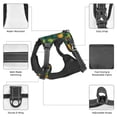thumbnail image 3 of Naloa Pineapples with Palm Leaves Pet Harness Vest with Traction Rope, Adjustable No-Choke Dog Vest for Outdoor, Walking - Large, 3 of 4