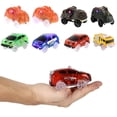 thumbnail image 5 of Tracks Cars Only Replacement, Flex Track Race cars for Magic Tracks Glow in the Dark, LED Lights Up Battery Operated Snap N Glow Trax cars Accessories, Compatible with Most Car Tracks for Kids (4pack, 5 of 5