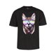 thumbnail image 1 of Camiseta de manga corta Gravity Threads del gato DJ Negro X-Large, 1 of 1