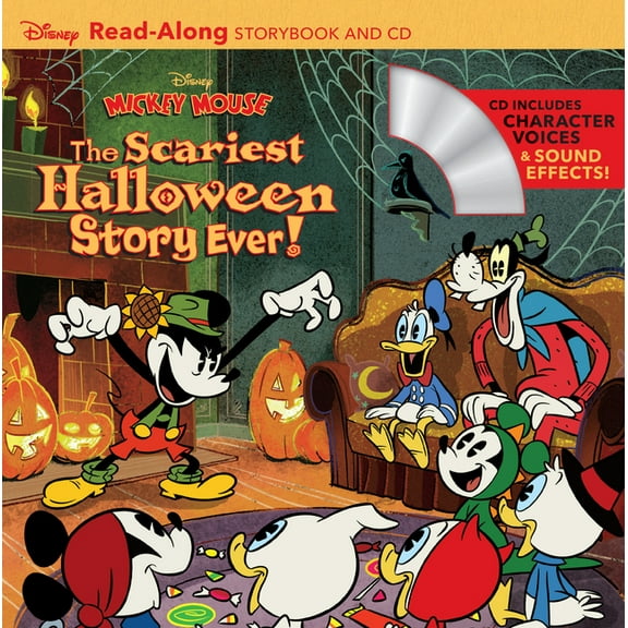 Disney Mickey Mouse: The Scariest Halloween Story Ever! [With Audio CD] (Paperback)