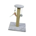 thumbnail image 2 of Milaget Cat Scratching Post Scratch Post Premium Sisal Rope Scratcher Kitten Cat Square Gray, 2 of 9