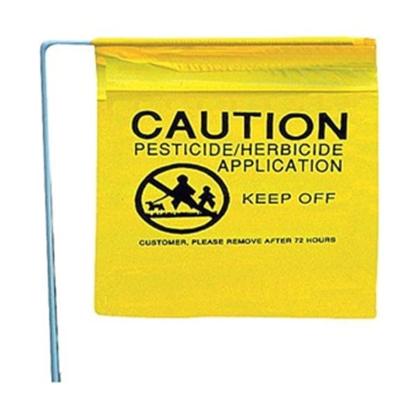 Marking Flag, Yellow, Pesticide, PVC, PK50