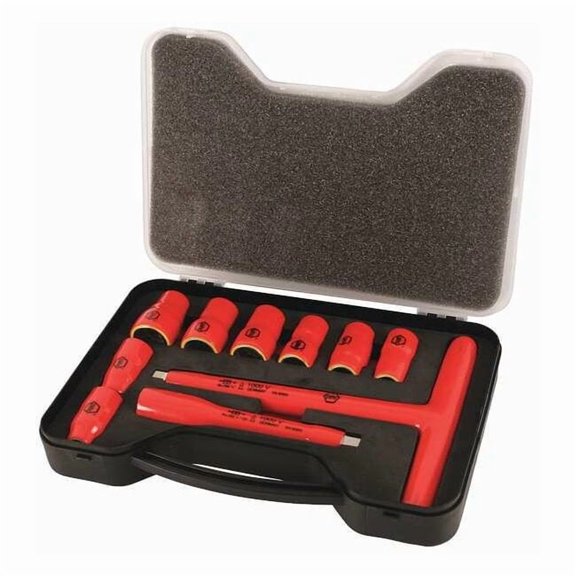 Wiha Insulated Socket Set,10 pc. 31595