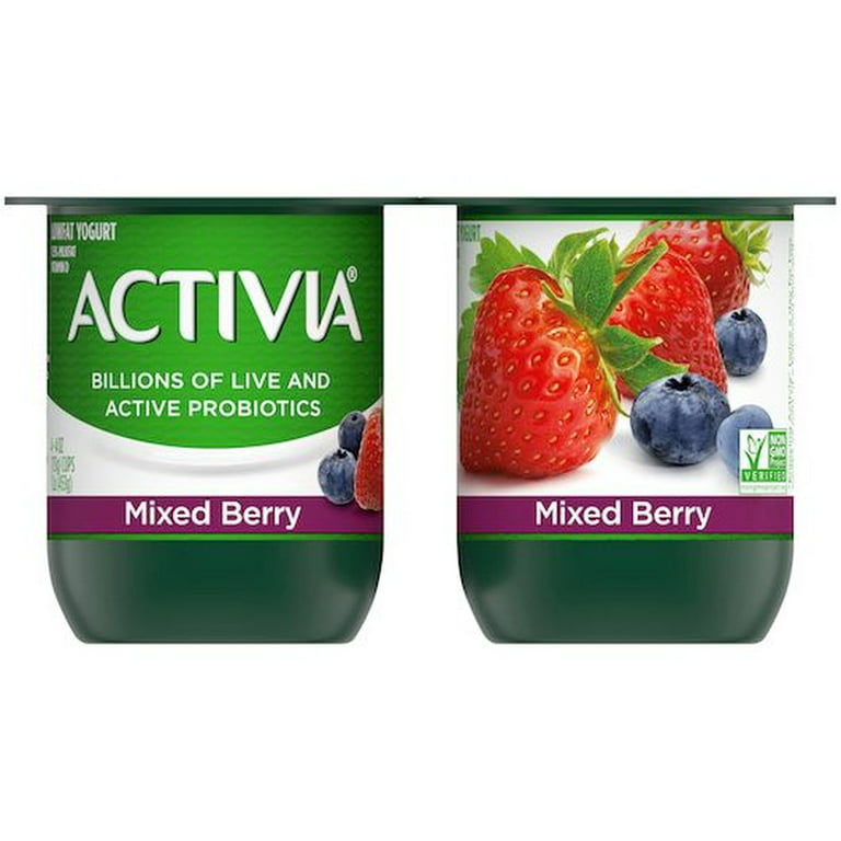 Activia Lowfat Yogurt, Mixed Berry 4oz Wholesale - Danone Food Service