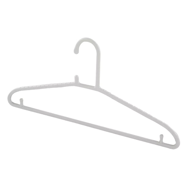 Perchas antideslizantes con hombros lo suficientemente fuertes y ahorradoras de espacio. Perchas domésticas adecuadas para todo tipo de ropa, húmeda o seca.