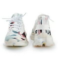 thumbnail image 4 of Flower Print Walking Shoes for Men Woman Lightweight Tennis Fashion Elastic Sports Shoes Cushion Basketball Shoes, 4 of 7