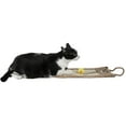 thumbnail image 2 of Pet Life Eco-Natural Sisal And Jute Hanging Carpet Kitty Cat Scratcher Lounge With Toy - One Size - Brown, 2 of 3