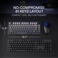thumbnail image 3 of Teclado Gaming Redragon K673 GB 75% inalámbrico RGB 81 teclas, 3 of 9