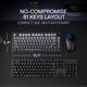 thumbnail image 3 of Teclado Gaming Redragon K673 GB 75% inalámbrico RGB 81 teclas, 3 of 9