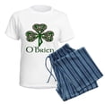 thumbnail image 5 of CafePress - O'brien Shamrock Women's Light Pajamas - Women's Short Sleeve Print T-Shirt and Pants Light Cotton Pajama Set, 5 of 7