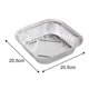 thumbnail image 3 of Sartén De Papel De Aluminio Caja de papel de aluminio desechable con revestimiento para freidora de aire de 50 piezas (A) Likrtyny Libre de BPA, 3 of 9