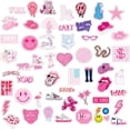 thumbnail image 5 of 100pcs Preppy Stickers - Pink Aesthetic Sticker Pack, 5 of 5