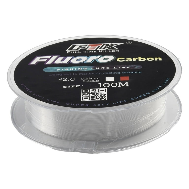 carbon fiber fishing lure FTK 100m Fluorocarbon Fishing Lure Line 4.13-34.32LB Carbon Fiber Leader  Fly Fishing Line Super Soft Line Pesca