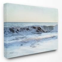 The Stupell Home Decor Collection Coastal Evening Beach Cresting Wave Wall Art