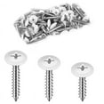thumbnail image 1 of White Screws Wood Sheet Metal Screw Thread Truss Fast Self Tapping Pan Cabinet, 1 of 6