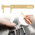 thumbnail image 5 of Double Scale Vernier Caliper Brass Jewelry Maker Measuring Ruler Authenticate Caliper100mm, 5 of 8