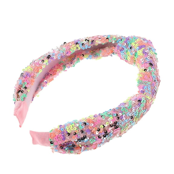 UPOUART Sparkly Multi-Fabric Headbands Elegant Party Hair Accessories 1 Pack Stylish Design for Women and Girls