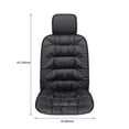 thumbnail image 3 of Kugisaki Plush Car Seat Cushion and Back Cushion, Warm Cozy Thick Comfort Memory Foam Design for Pain Relief, Ergonomic Lumbar Comfort for Long Sitting, 3 of 8