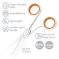 thumbnail image 4 of Slice 10544 Ceramic Scissors - Rounded Tips | Never Rusts, Finger Friendly, Food Grade, BPA, Micro Ceramic Safetey Blades, 4 of 12