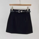 thumbnail image 1 of Primavera 2024 Nuevo estilo Falda de traje negro Moda coreana para mujer Vestido mini de cintura alta adelgazante Largo de manga a medida, 1 of 4