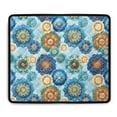 thumbnail image 2 of TSOVTHRID Blue Boho Mandala Floral Print Washer and Dryer Covers for the Top, Non-slip Dryer Top Protector Mat Dust-proof Washing Machine Cover Washer Dryer Top Covers for Laundry Room Kitchen, 2 of 8
