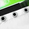 thumbnail image 3 of Gamer Curtains Drapes Green and Blue Gaming Gamepad Curtains,Video Game Console Window Curtains Modern Lightning Curtains 2 Panels (38Wx45L) Bedroom Decor, 3 of 5