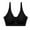 Black, variant on Womens Wireless Bras Comfortable Push Up Petal Bra Seamless No Underwire Bra Full Support Lift Bralette Everyday Regular
