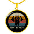thumbnail image 1 of Collier Mastiff Blanc en Acier Inoxydable Ou or 18 Carats 18-22", 1 of 8