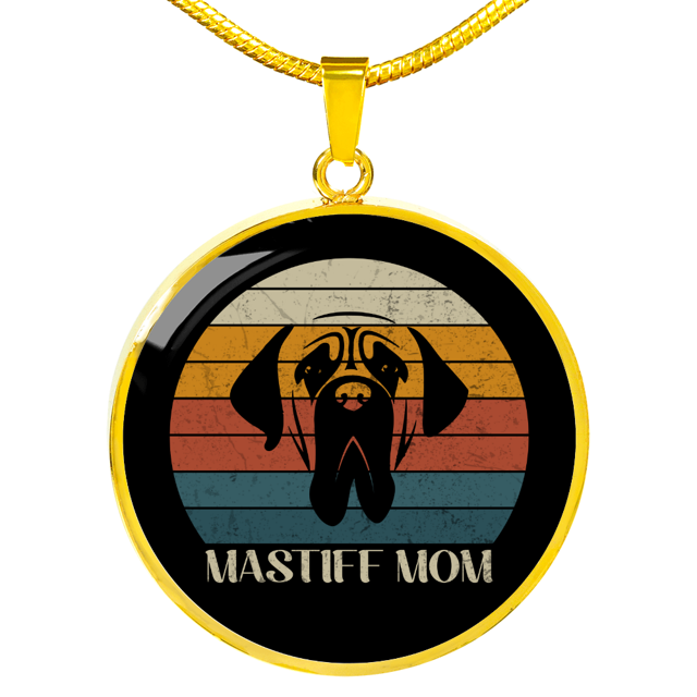 Collier Mastiff Blanc en Acier Inoxydable Ou or 18 Carats 18-22"