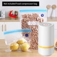 thumbnail image 4 of Selladores de alimentos al vacío eléctricos portátiles Bomba de aire USB para el hogar (blanco) Likrtyny  Libre de BPA, 4 of 6
