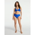 thumbnail image 4 of Time and Tru Women's and Women's Plus Size Square Wire Bikini Top, Sizes XS-3X, 4 of 5