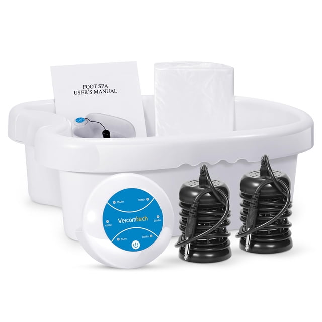 Máquina desintoxicante iónica para baño de pies veicomtech con 2 matrices y 100 revestimientos