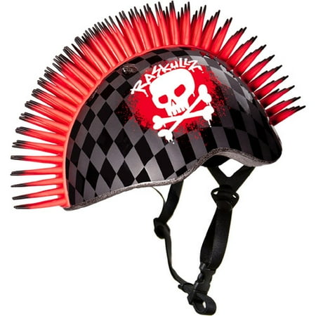 - Raskullz Hawk Red Mohawk Multisport Helmet, Child 5+ (50-54cm)