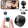 thumbnail image 1 of Mini cámara espía, cámara inalámbrica 1080p Full HD con audio y video, cámara de vigilancia de seguridad para el hogar con monitor de bebé secreto oculto con movimiento de visión nocturna, 1 of 5