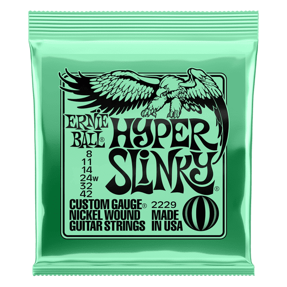 Ernie Ball Electric Guitar Nickel Plated Steel Wound Strings, 5.50 in