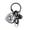 Black, variant on Vibranting Glitters Heart Charm With Sturdy Acrylic Construction for Customes Jewelry Making Projects