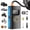 Yellow, variant on Portable Tire Inflator with 150 PSI Gauge, Cordless Air Compressor for Car Bike Balls