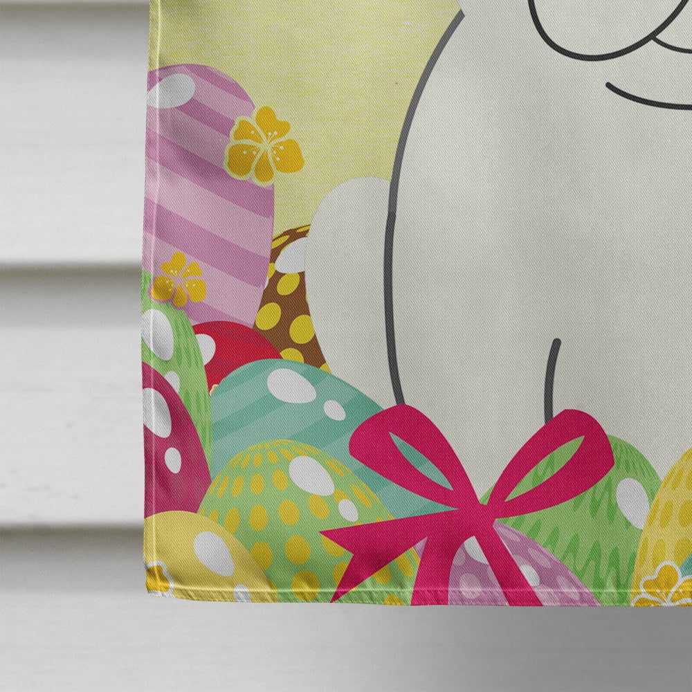 Easter Eggs French Bulldog Piebald Flag Canvas House Size