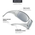 thumbnail image 4 of Xagger Oversized Wrap Around Sport Polarized Sunglasses for Men Driving Fishing Golf TR90 Frame Sun Glasses, 4 of 6