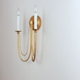 thumbnail image 3 of Maxim Plumette 2-Light Wall Sconce - Gold Leaf - 12161GL, 3 of 5