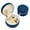 Small Round-Navy Blue, variant on TAIMY Round Velvet Travel Jewelry Box Organizer with Zipper, Ring and Earring Storage Case, Soft-Lined Jewelry Case(dark blue)