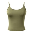 thumbnail image 5 of MuXiKeJi Clothes Cotton Tank Tops with Built-in Shelf Bra Sleeveless Racerback Fitted Basic Cami Shirts, 5 of 7