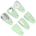 thumbnail image 2 of Yuarrent Juego de utensilios de cocina con mango de Abs, 6 piezas para pelar cuchillo, rallador, accesorios de cocina de acero inoxidable Cocina y Comedor, 2 of 6