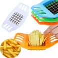 thumbnail image 2 of Cortador de patatas fritas/verduras con rejillas de corte, 2 uds., Color aleatorio, 17,5*10,5*3,5 cm, 2 of 5