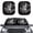 American Flag Eagle, variant on Jiueut Spider Web Print 2 Pcs Windshield Sun Shade, Car Front Sunshade Windshield Blocks Heat and Sun, Foldable Sun Blocker Visor Sunshade Max UV Rays