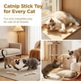 thumbnail image 7 of Giant Cat Qtip Toy Chew Sticks, 2026 New Cotton Swabs Cat Toys with Catnip, Durable Q Tip Cat Toy Teething Ropes for Boredom, Exercise, Big Interactive Felt Kitty Kicker Toy, 7 of 7