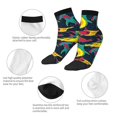 thumbnail image 5 of Sigee Colorful Sharks for Crew Soft Moisture-wicking Socks ,Cushion Moisture Wicking Boot Socks for Men and Women, 5 of 7