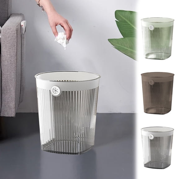 Kitchen Trash Can, Step-On Garbage Can with Lid, Tall Kitchen & Bathroom Trash Can, Small Office Waste Bin, Green - Xuniizn