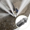 thumbnail image 6 of Sewer Jetter Nozzle Drain Jet Nozzle Industrial Pipe Cleaning Stainless Steel for Plumbers and DIY Use, 6 of 9